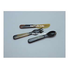 Cuillère à Servir Mini en Corne Naturelle de Qualité Supérieure, Faite à la Main, Design Unique, Décoration, Cuillère à Thé en Corne d'Inde pour la Cuisine et les Fêtes - Product Image 5