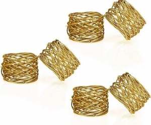 Anillos de Servilleta Redondos Antiguos de Alambre de Hierro Ecológicos para Hoteles por N S Tomar Handicrafts - Product Image 1