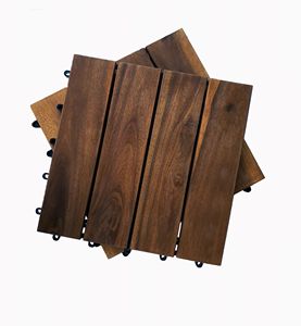 Azulejos modernos de cubierta de madera ACacia, diseño de enclavamiento de PVC impermeable de fábrica de Vietnam, embalaje tomizado suave para uso en interiores y exteriores - Product Image 4