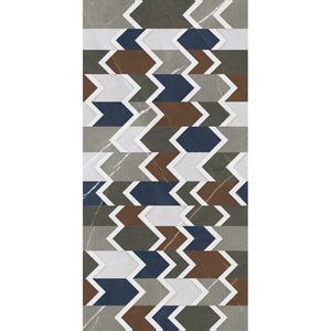 Carrelage en céramique résistant à l'usure, motif géométrique en chevron, antidérapant, impression numérique, grand format, salle de bain, cuisine - Product Image 3