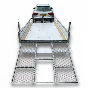 Remolque para ATV de Alta Calidad, 10 Ejes, 2-3 Toneladas, Resistente, Extensible, con Cuello de Cisne, Plataforma Baja de Tamaño Pequeño, Remolque Utilitario para Camión - Product Image 1