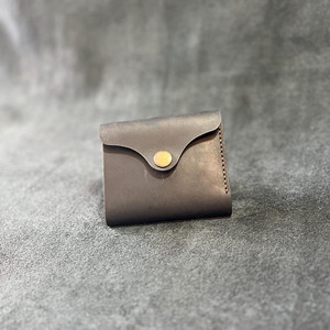 Cartera triple corta de piel auténtica para hombre al por mayor, estilo vintage con cierre abierto y función antirrobo, al por mayor, de estilo vintage - Product Image 4