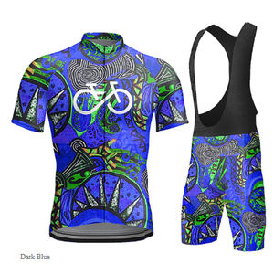 Super qualité été cyclisme maillot ensemble respirant équipe course Sport vélo maillot hommes cyclisme vêtements court vélo maillot - Product Image 5