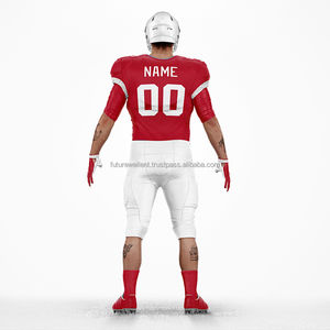 Uniforme de football américain 2025 couleurs violettes et noires conception de haute qualité à séchage rapide pour une utilisation sportive - Product Image 4