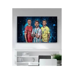 Impresión en Lienzo de Fida Ronaldo, Messi y Neymar en Camisetas de Selecciones Nacionales - Product Image 6