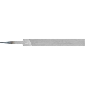 Lima de taller DIN 7261, 100 mm de longitud, sección transversal de 12x2.5 mm, 2 filos planos, producto metálico HORSE - Product Image 1