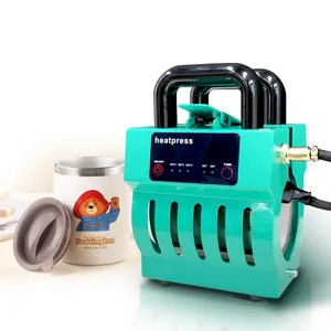Mini calentador de sublimación, taza de vaso de 11oz, máquina de prensa de calor para impresión de transferencia de calor, patrones DIY en Taza de cerámica
