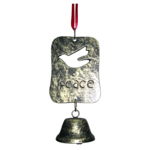 Artículo al por mayor de alta calidad, artesanía india, decoración navideña colgante, nuevo diseño 2025, diseño de Metal, producto estándar superior - Product Image 1