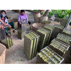 หลอดไม้ไผ่ใช้งานได้จริงสำหรับดื่มชาน้ำผลไม้ค็อกเทลสมูทตี้มาพร้อมกับพื้นผิวที่สะอาดทนทานต่อการใช้งานในงานปาร์ตี้ - Product Image 2