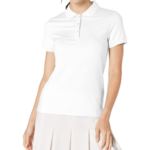 Meilleur design personnalisé de votre propre polo avec logo de golf Mode décontractée pour femmes 100% coton Polo à séchage rapide - Product Image 1