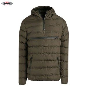 Designer Men's Puffer Jacket <b>Canvas</b> Eco-Friendly Winter <b>Paint</b> Splatter Distressed Skinny Reversible - Product Image 1