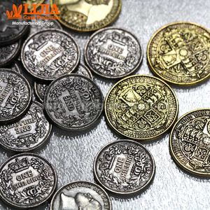 Trò Chơi Cờ Bàn Trò Chơi Tiền Xu Kim Loại Trò Chơi Thông Báo Kim Loại Thu Nhỏ Bằng Kim Loại - Product Image 1