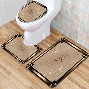 Custom Printed Bath <b>Mat</b> <b>Bathroom</b> Rug <b>Set</b> for <b>Bathroom</b> Non-Slip Shower Curtain Bath <b>Mat</b> - Product Image 6