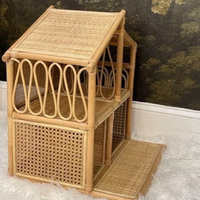 Handwicker vente en gros de maison de poupée en rotin naturel jouets pour enfants magnifiques jouets de jeu fabriqués au Vietnam