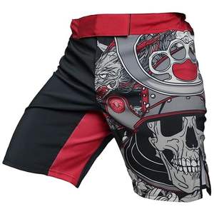 Pantalones cortos de boxeo MMA para hombre, pantalones cortos de poliéster para kick boxing, pantalones cortos de boxeo Muay Thai - Product Image 1