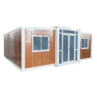 Maison modulaire d'approvisionnement direct d'usine australie petite maison préfabriquée en acier 2 chambres à coucher maison conteneur extensible maison préfabriquée
