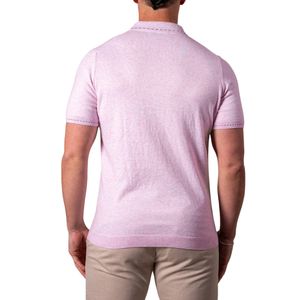 Polo de Corte Regular para Hombre, 100% Algodón Orgánico, Polo de Verano al por Mayor, Polo Casual para Hombre, Cuello en Color de Contraste, Manga Corta - Product Image 4