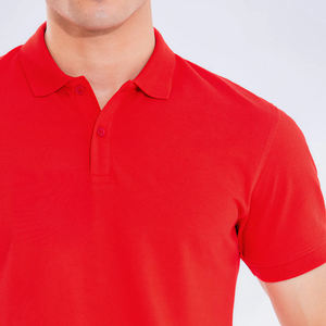 Polo pour homme décontracté en gros, manches courtes, respirant, 100% coton de haute qualité, polo pour homme - Product Image 3