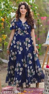 Vestido largo bohemio de algodón con bloque de mano indio, ropa de verano con estampado Floral para mujer, regalo de boda personalizado para ella - Product Image 4