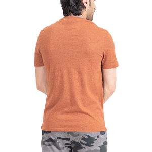Camiseta deportiva de punto para hombre, ropa de gimnasio ajustada de manga corta, servicio OEM al por mayor - Product Image 2