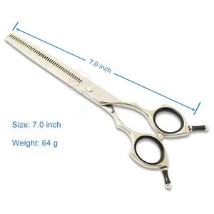 Tijeras de Entresacar Profesionales de Doble Apoyo para Dedos, para Diestros, de Acero Inoxidable Afilado, Tijeras de Peluquería de Precisión - Product Image 4