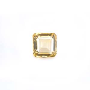 Citrino natural facetado de 10.7 quilates, ovalado, amarillo anaranjado, para joyería con iolita, piedra lunar, aguamarina, ágata, granate y corazón naranja. - Product Image 1