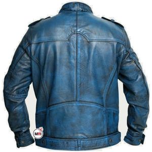 Chaqueta de cuero personalizada de alta calidad para hombre, chaqueta de invierno para motocicleta con diseño único, el producto más popular - Product Image 6