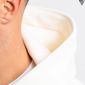 Sweat-shirts à capuche surdimensionnés personnalisés OEM sans cordon, sweat-shirts à capuche pour hommes à épaules tombantes, sweat-shirts en polaire d'hiver, sweat-shirts à capuche avec impression en relief - Product Image 5