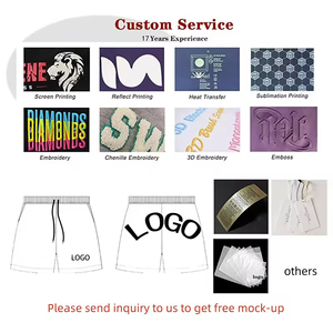 100% Cotton Summer <b>Shorts</b> Acid Wash Embroidered <b>Patch</b> Vintage Sun Faded Loose Terry Distressed Cropped Eco-friendly Casual - Product Image 6