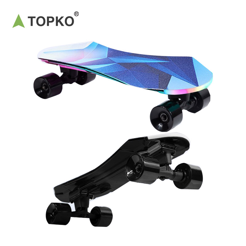 TOPKO Hochwertiges 4-Rad-Elektro-Skateboard für Erwachsene Maximale Geschwindigkeit 20 km/H Electric-Mountain Board Elektrisches Skateboard