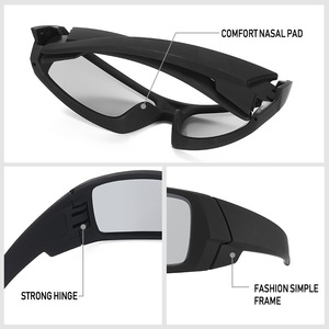 Defend Glare Dominate Outdoor Lunettes de soleil de sport polarisées unisexes Full Frame Freedom - Product Image 6