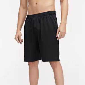 Short de basket-ball athlétique décontracté pour hommes personnalisé été couleur unie respirant polyester Gym Sport maille motif course ample - Product Image 5