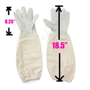 Gants d'apiculture pour adultes à écran tactile Gants d'apiculture en cuir Gants d'apiculture grande taille - Product Image 4