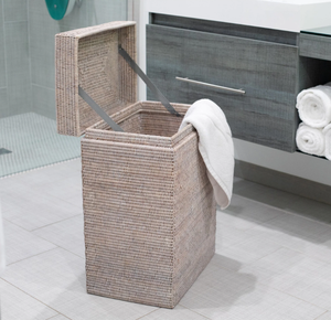 Panier de rangement en rotin naturel écologique Sisu Handicraft avec poignée, design simple, design flexible et fonctionnel - Product Image 4