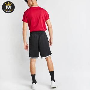 Custom Poly Basketball High Street Training <b>Shorts</b> Double Layer <b>Elastic</b> <b>Waist</b> Closure Canvas Plain Design Sublimation - Product Image 6