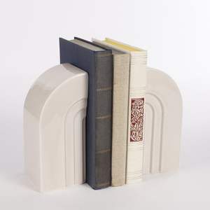 Eco Friendly Premium Marble Bookends Ideal For Modern Home Office Decor Study Room Styling And High End <b>Book</b> Storage Display - Product Image 4