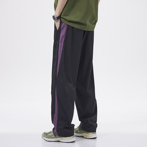 Haute Qualité Coton Nylon Spandex Mélange Léger Pantalon D'échauffement Y2K Unisexe Campus Wear Athleisure Survêtement Pantalon Pour Hommes Femmes - Product Image 1