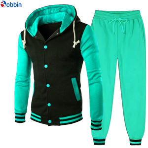 Conjuntos Deportivos de Gimnasio con Logotipo Personalizado de Última Moda, Sudaderas Clásicas de Béisbol para Hombre y Pantalones para Correr, Conjuntos Deportivos con Parches - Product Image 4