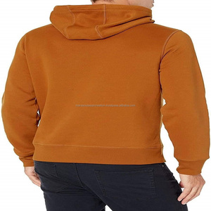 Haute qualité 100% coton personnalisé hommes sweats à capuche sans marque surdimensionné épais polaire à capuche plaine vierge vêtements de rue saison d'hiver taille XS - Product Image 4