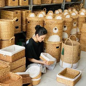 New Item Natural Honey & White Tifa <b>Cat</b> Bed With Cushion Rattan Pet House Pet Small <b>Cat</b> Rabbit <b>Cat</b> From Viet Nam - Product Image 4