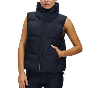 Chaleco Acolchado de Moda Casual para Mujer, Cuello Alto, Diseño Nuevo de Invierno, Poliéster Transpirable y Duradero - Product Image 6