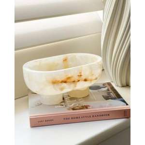 Decorative Resin Serving <b>Bowl</b> for Rustic and Modern Homes Creating Beautiful Presentations for Salads Fruits and <b>Snacks</b> - Product Image 6