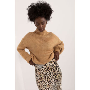 Badu modello 199611 maglione a collo alto per donna fatto a mano in maglia di formato XS alta qualità traspirante caldo per autunno inverno anteriore - Product Image 1