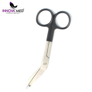 Tijeras quirúrgicas ortopédicas con impresión de logotipo personalizado con mango negro, base de instrumentos quirúrgicos, novedad - Product Image 3