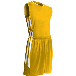 Kit d'uniforme de basket-ball sublimé avec maillots et shorts en sergé brodés, option grande taille - Product Image 2