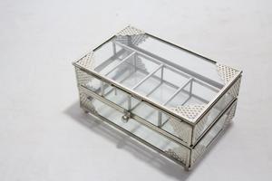 <b>Glass</b> <b>Boxes</b>, Pyramid Shaped <b>Jewellery</b> Box, Decorative <b>Glass</b> Box - Product Image 5