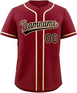 Maillot de baseball pour hommes de haute qualité, design personnalisé, sublimé, vêtements de sport, baseball, softball, vêtements pour adultes, maillot de baseball en polyester - Product Image 1