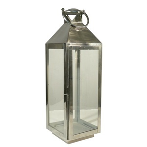 Linterna de metal y vidrio para decoración del hogar - Product Image 6