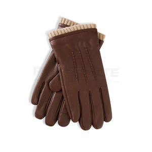 2024 gants en cuir léger de haute qualité pour hommes nouvelle mode Style uni pour vêtements décontractés pour l'hiver - Product Image 4