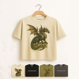 Venta al por mayor 100% algodón camiseta de gran tamaño para los hombres con personalizado DTG impreso | Streetwear Loose Fit moda hombres camiseta - Product Image 4